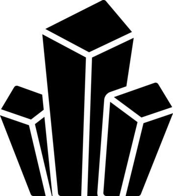solid icon for mineral