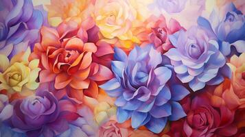 The floral patterns background photo