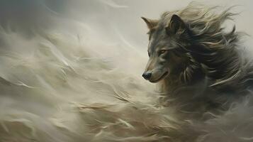 The animal background, wolf stealth photo