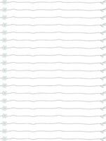 notebook lines template with flowers and leaves pattern. vector