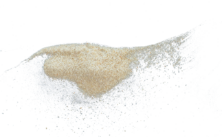 blast of sand particle isolated png