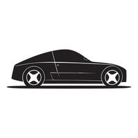 coche vector icono aislado lado vista, logo