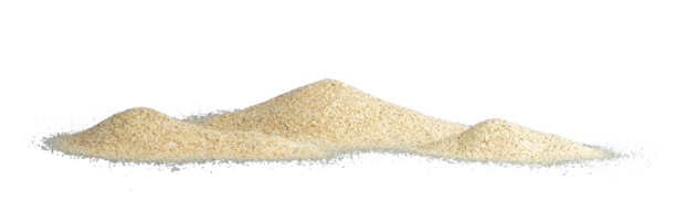 Strand Sand Stapel isoliert Element png