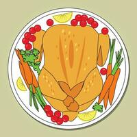 Thanksgiving Day vector illustration for t-shirt