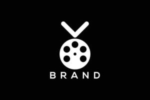 de moda y mínimo película y televisión producción vector logo diseño