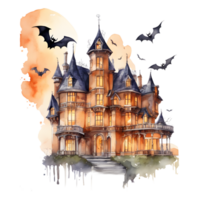 glücklich Halloween Tag Clip Art, Halloween Tag Komposition, generativ ai png