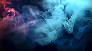 abstract wallpaper background colorful smoke design  . Generative AI photo