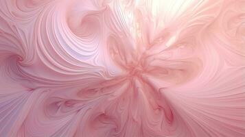 abstract fractal background in pink tone color  . Generative AI photo