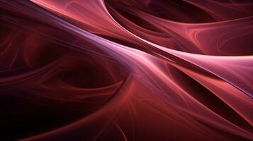 abstract fractal background in maroon tone color  . Generative AI photo