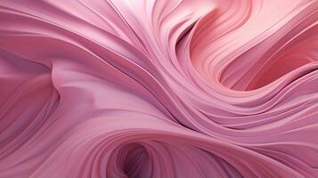 abstract fractal background in pink tone color  . Generative AI photo