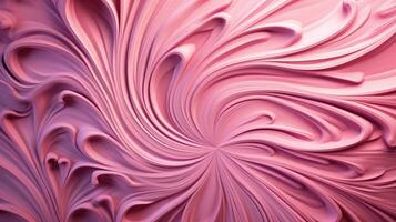 abstract fractal background in pink tone color  . Generative AI photo