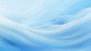 Abstract background of wind texture on blue. Generative AI photo