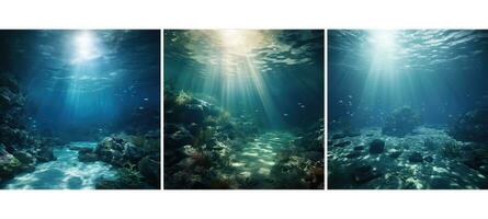 water underwater background texture photo