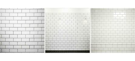 backdrop white subway tile background texture photo