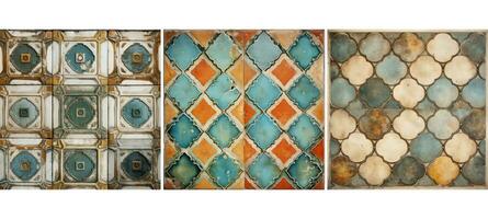 abstract vintage tile background texture photo