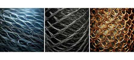 steel metal wire background texture photo