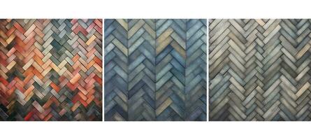 abstract herringbone tile background texture photo