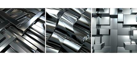 silver chrome background texture photo