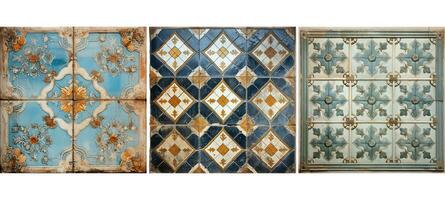 design antique tile background texture photo