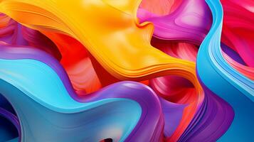 Abstract colorful liquid background photo