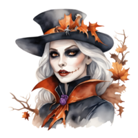 Happy Halloween Day Clipart, Halloween Day composition, Generative AI png