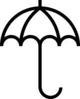 Umbrella protection icon symbol vector image. Illustration of the safety protect umbrella security design image