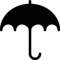 Umbrella protection icon symbol vector image. Illustration of the safety protect umbrella security design image