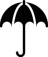 Umbrella protection icon symbol vector image. Illustration of the safety protect umbrella security design image