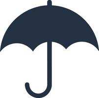 Umbrella protection icon symbol vector image. Illustration of the safety protect umbrella security design image