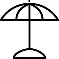 Umbrella protection icon symbol vector image. Illustration of the safety protect umbrella security design image