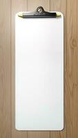 Photorealistic blank board background for text input created with ai generative photo