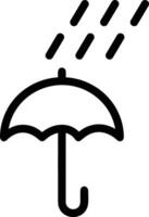 Umbrella protection icon symbol vector image. Illustration of the safety protect umbrella security design image