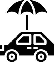 Umbrella protection icon symbol vector image. Illustration of the safety protect umbrella security design image