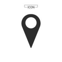 vector map pin location Basic Rounded Lineal