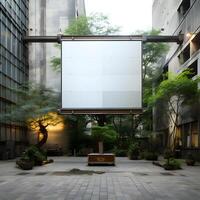 Sign Board Mockup photo