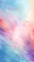 Artistic Watercolor Texture with Soft Blended Colors, Creating a Visually Calming Background for Marketing Content photo