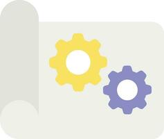 Project Development flat icon design style vector