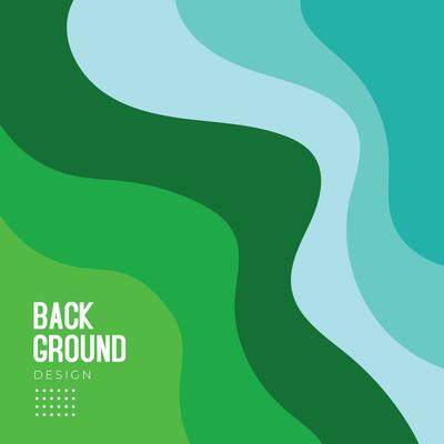 Abstract geometric pattern background with Green colour palette