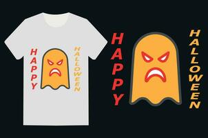 Halloween t-shirt design vector template.