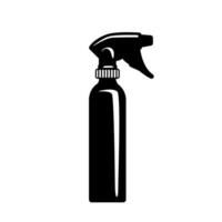 Pulverizer with hair lotion for the hairdresser. Barber tool glyph icon vector