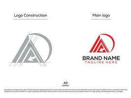 branding letter logo design vector