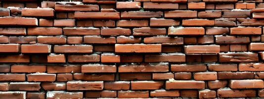 Brick wall background display high quality texture details. AI Generative photo