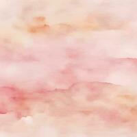 Detailed hand painted pink watercolour background vector