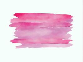 Detailed hand painted pink watercolour background vector