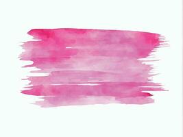 Detailed hand painted pink watercolour background vector