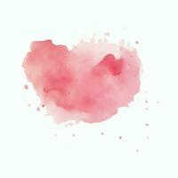 fondo de acuarela rosa pintado a mano detallado vector
