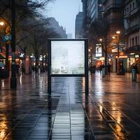 Sign Board Mockup photo