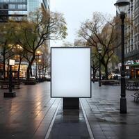 Sign Board Mockup photo