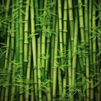 bosque árbol asiático selva. verde bambú textura. ai generado. foto
