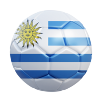 Uruguay nacional bandera conjunto ilustración o 3d realista Uruguay ondulación país bandera conjunto icono png